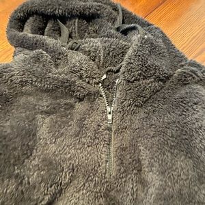 Fuzzy winter hoodie